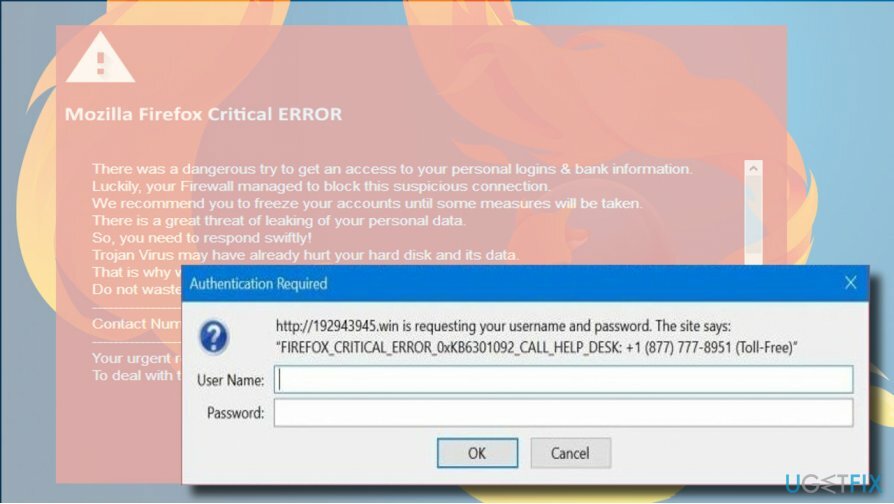 Opravte kritickú chybu Mozilla Firefox