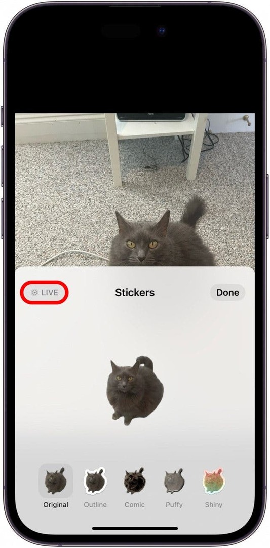 brugerdefinerede fotoklistermærker til iphone