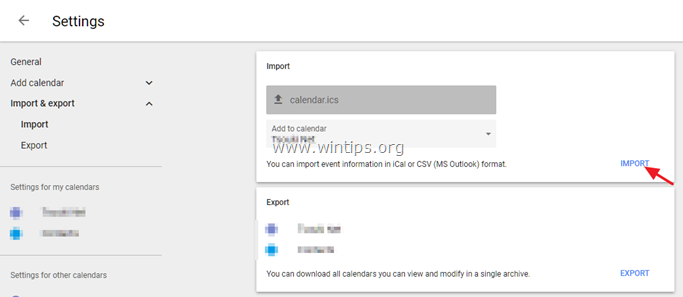 Outlook.com-Kalender importieren