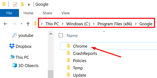 chrome-program-files