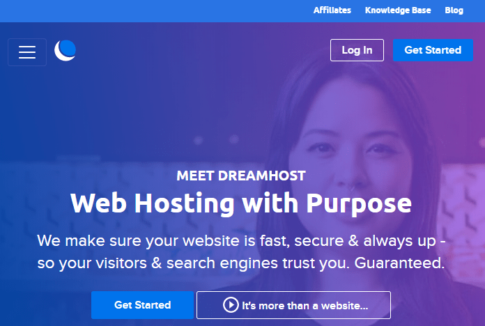 DreamHost — najlepsi dostawcy adresów domen