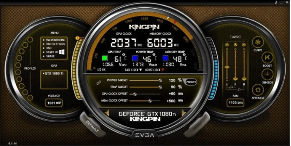 EVGA Precision X - Najboljša programska oprema za overclocking GPU in CPU za Windows 10