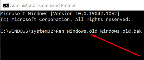 pārdēvēt-windows.old-file-cmd