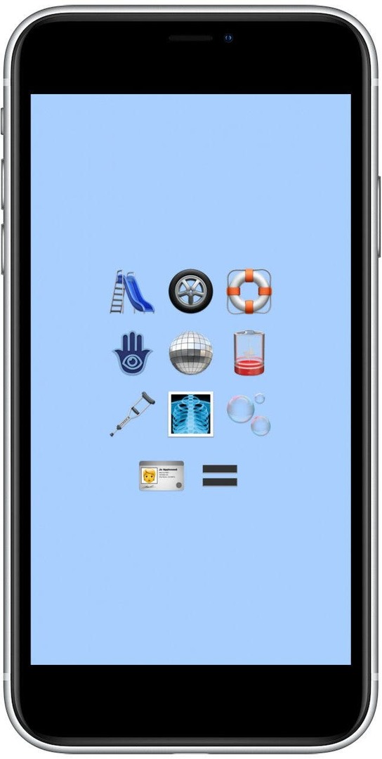 Szimbólumok és objektumok iOS 15.4 emoji frissítés