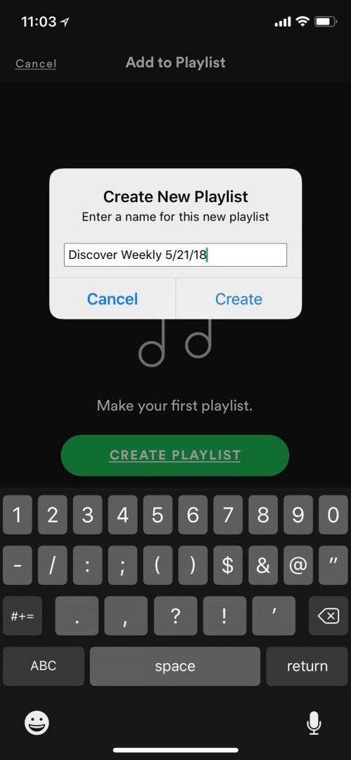 Spotify gratis konto spilleliste