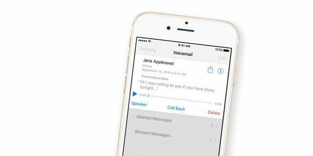 Geblokkeerde contacten kunnen een voicemailbericht achterlaten