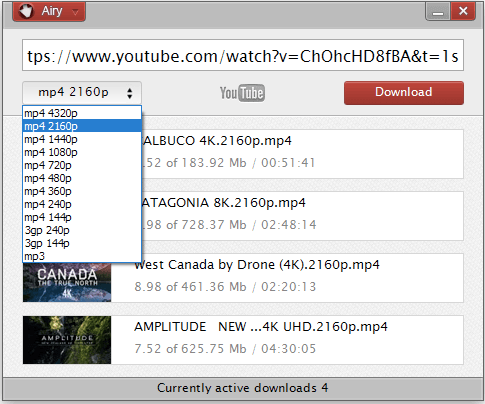 Airy YouTube Downloader