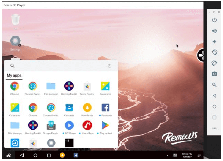 Remix OS Player emülatörü