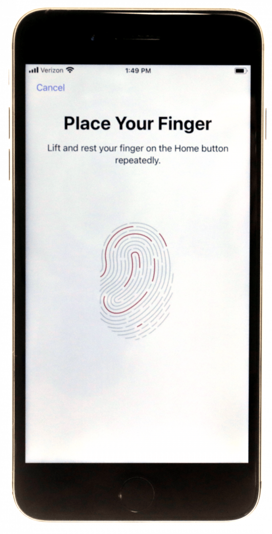 Configura Touch ID o Face ID