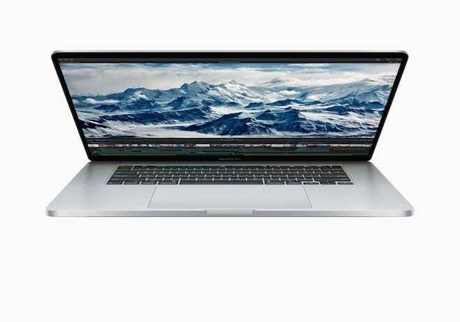 16-palcový MacBook Pro – profil