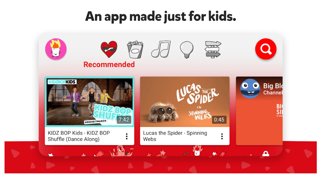 Youtube Kids — labākās izglītojošās lietotnes bērniem