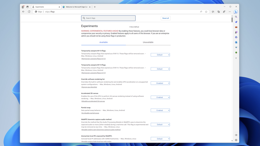 Az osztott képernyő használata a Microsoft Edge programban Windows rendszeren - 1