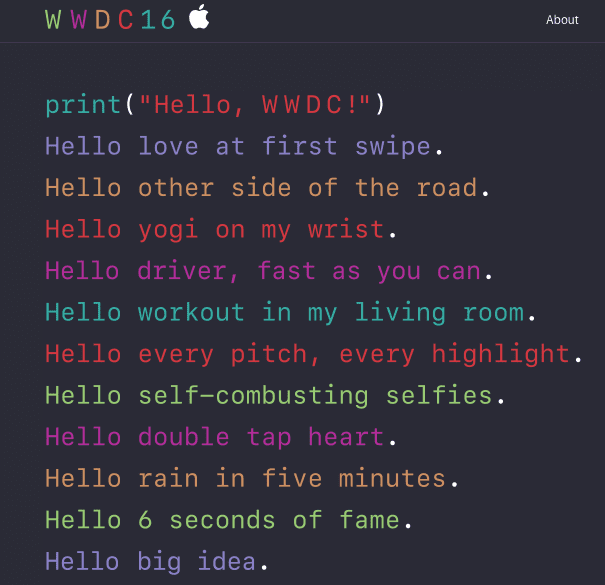 Εκδήλωση WWDC 2016