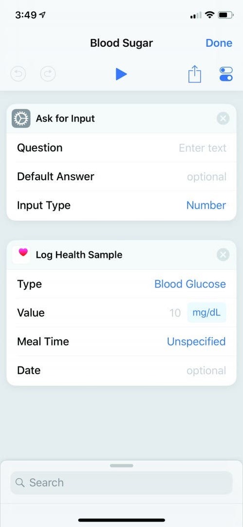 Gesundheits-Tracking-App