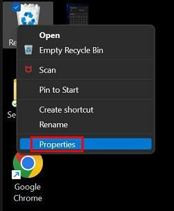 Recyklační koš Windows 11