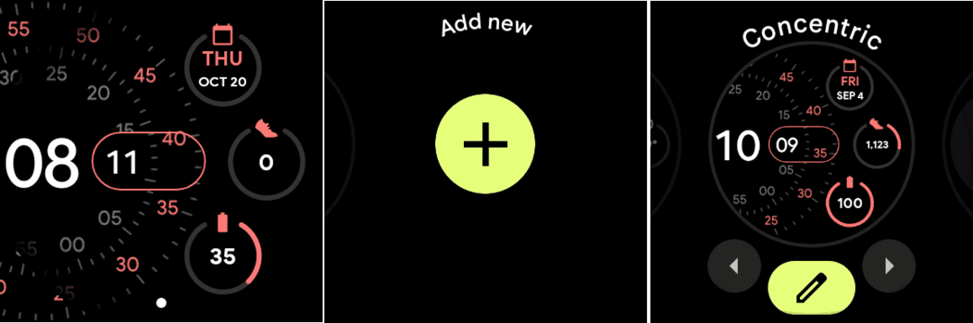 ใช้หน้าปัดที่แตกต่างกันใน Pixel Watch - 1