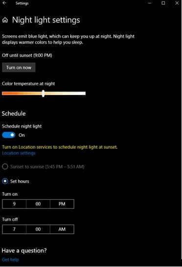 Windows 10 Home Mørk tilstand