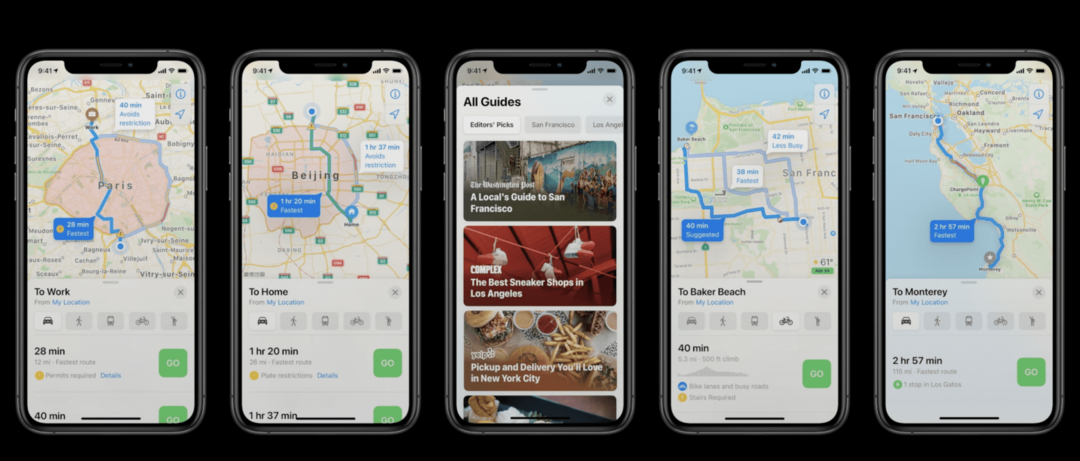 приложение Apple Maps