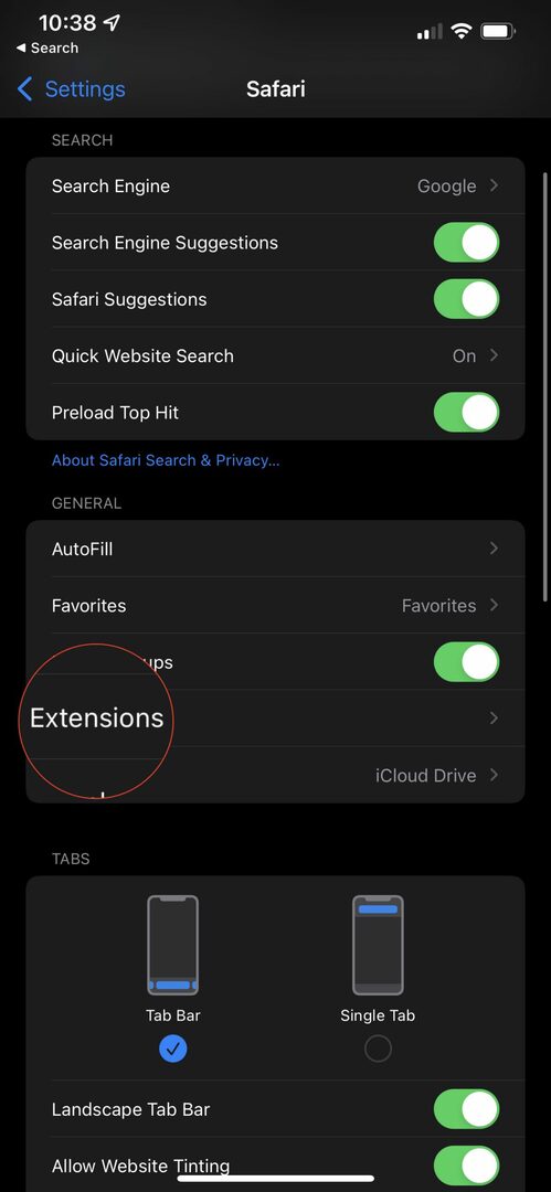 Safari-extensies installeren 4