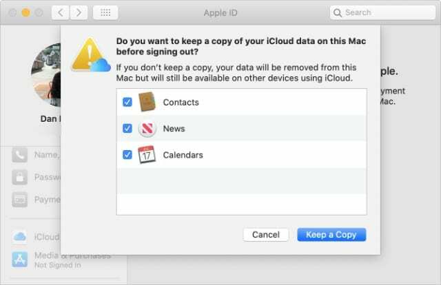 Išsaugokite kopijavimo puslapį „Mac“.