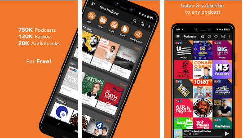 Podcast Addict - แอพพอดคาสต์ Android ที่ดีที่สุด