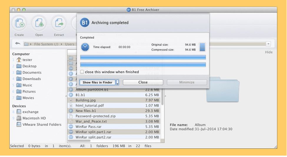 B1 Free Archiver