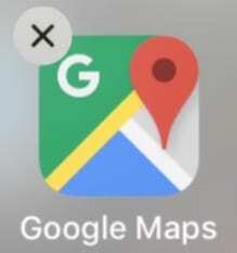 Google Maps prêt à être supprimé.