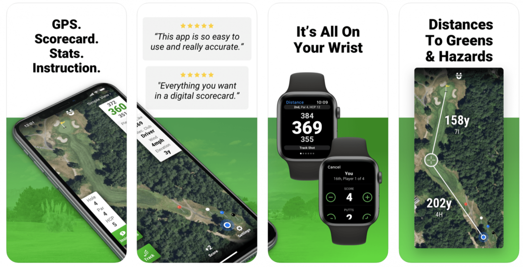 golf gps uygulaması