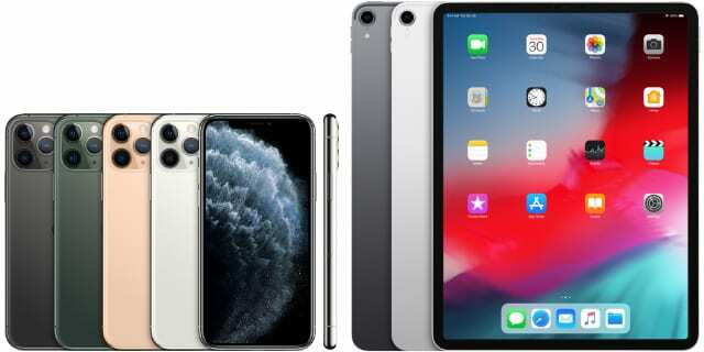 iPhone 11 Pro и iPad Pro 12,9 дюйма