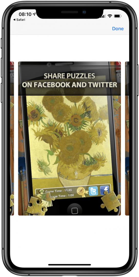 แอพ Vincent Van Gogh Jigsaw Puzzles