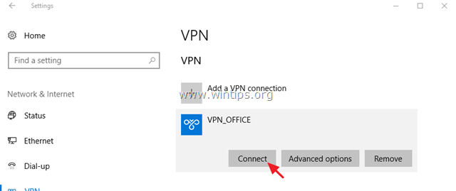 pengaturan vpn windows 10