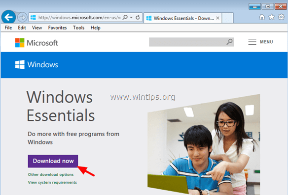 Stáhněte si Windows Essentials