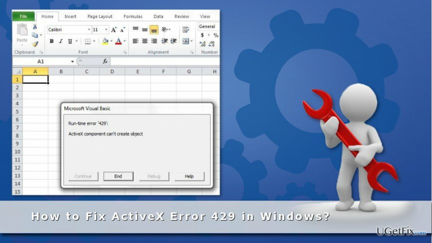 MS Excel'de ActiveX Hatası 429 sorunu