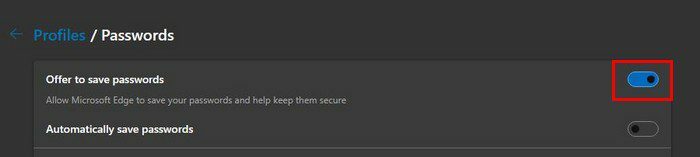 Edge пропонує зберігати паролі