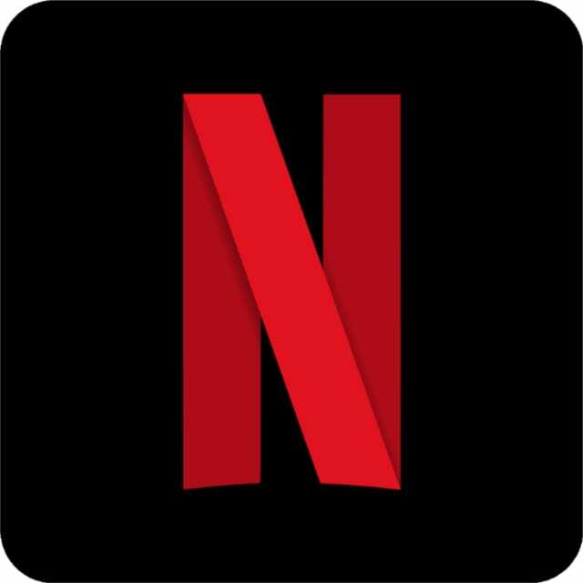 Netflixin neliön muotoinen N-logo