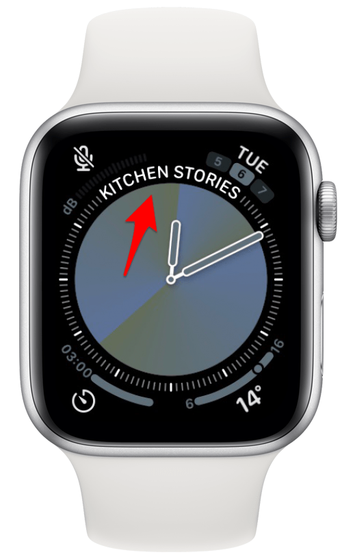 Apple Watch 페이스의 Kitchen Stories 컴플리케이션