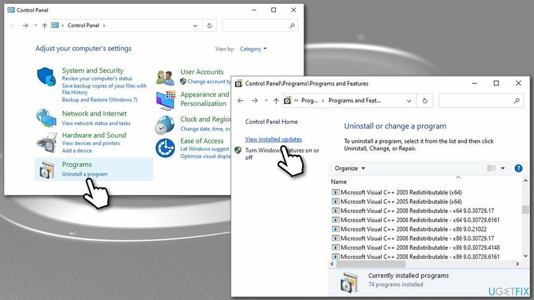 Pannello di controllo degli accessi