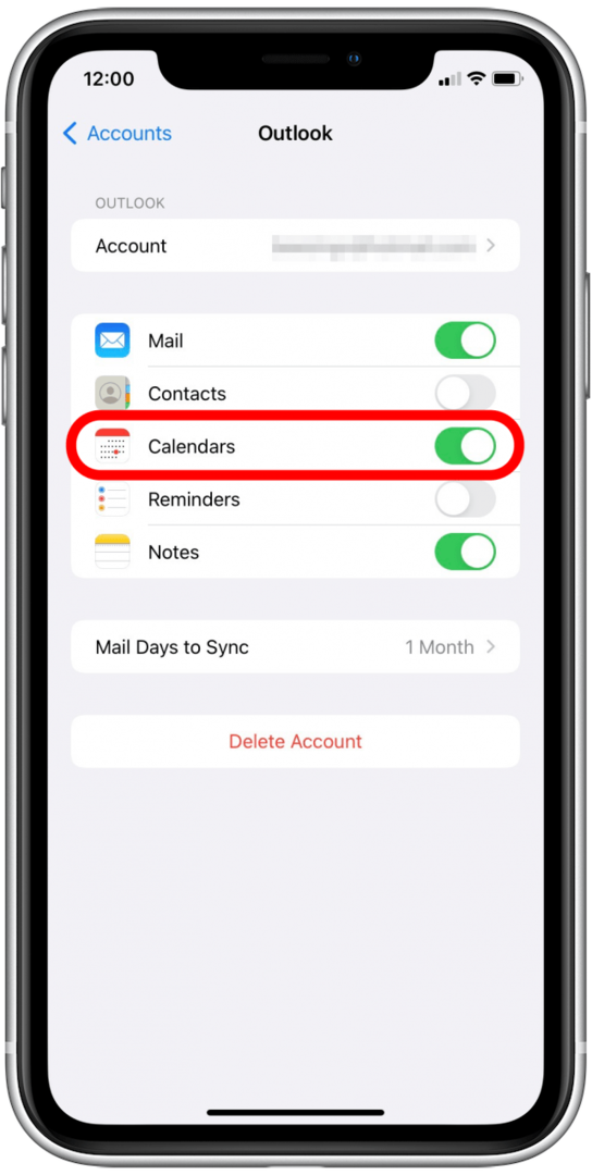 cum să sincronizați calendarul Outlook cu iPhone