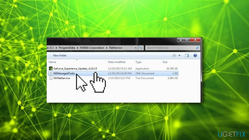 Није могуће повезати се са НВИДИА-ом, избришите НСМанагедТаскс.кмл