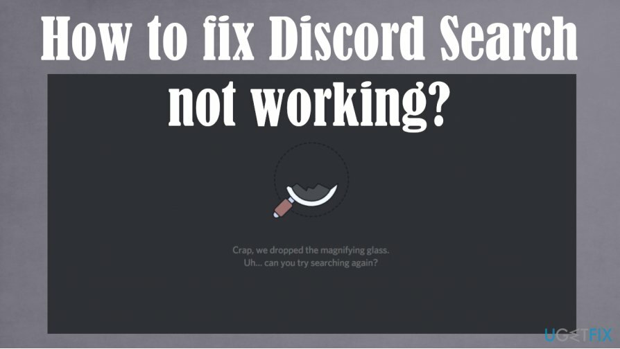 การค้นหา Discord ไม่ทำงานปัญหา
