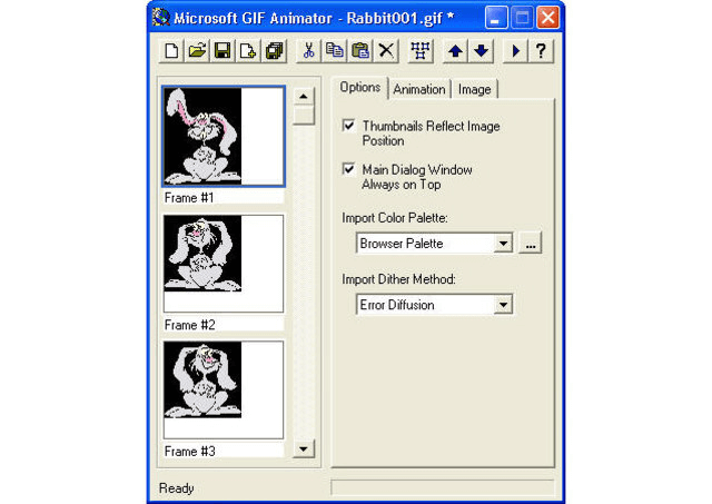 Програмне забезпечення Microsoft GIF Animator