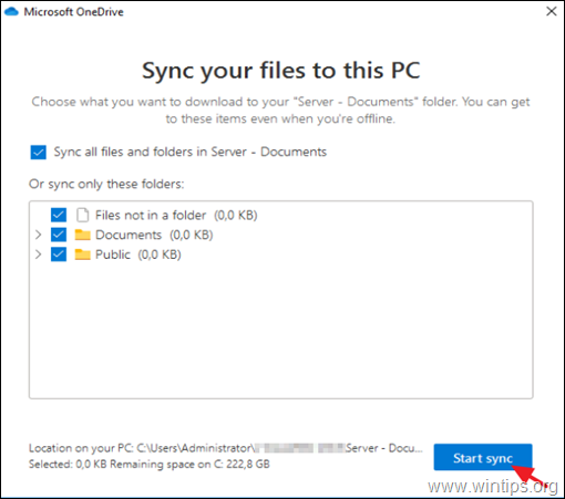 SharePointファイルをPCに同期する方法。