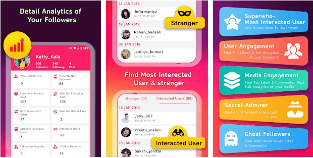 Follower Analyzer za Instagram - Follower Tracker