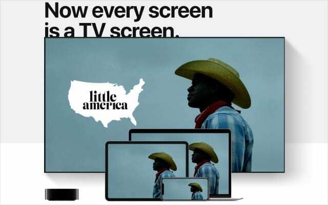 Apple TV programa kiekviename ekrane