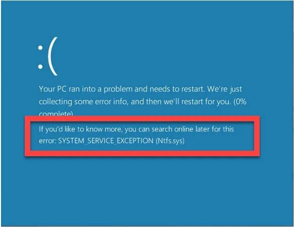 Blue Screen of Death Errors