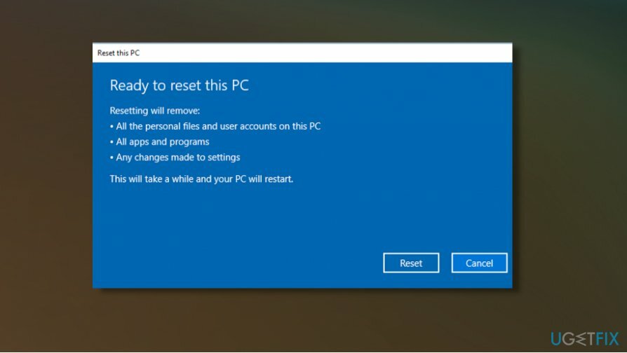 Gendan pc for at reparere ødelagte registreringselementer i Windows