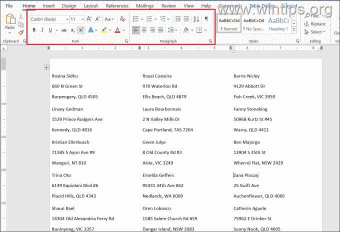 Cara Mencetak Label dari Excel.