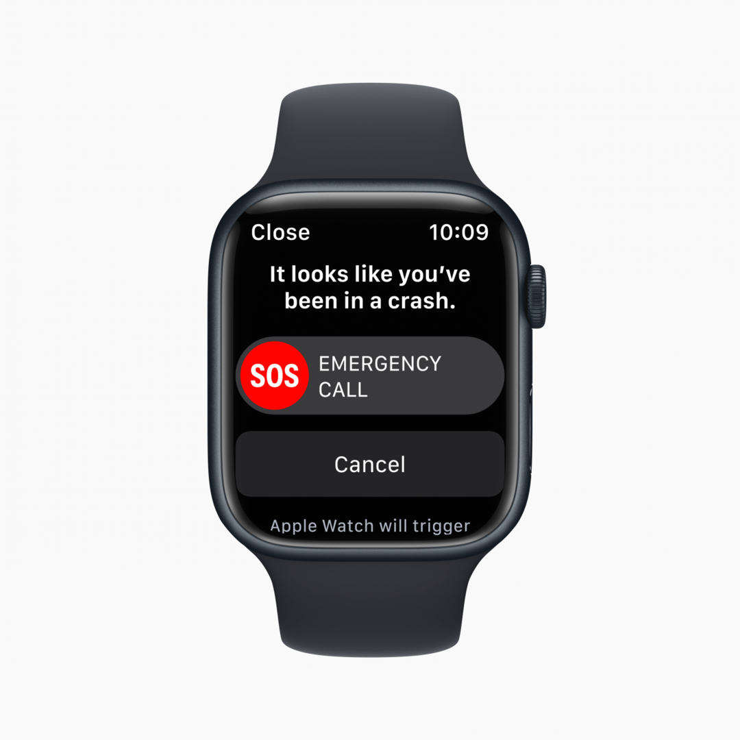 Ny kraschdetektering på nya Apple Watches