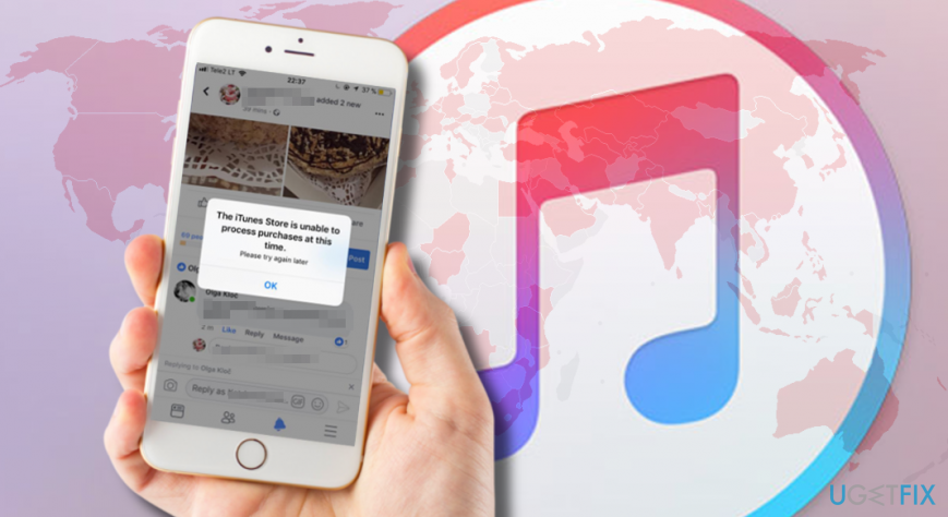 Kesalahan " iTunes Store tidak dapat memproses pembelian saat ini"