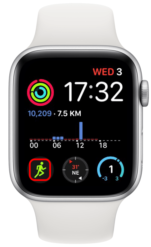 Procházejte cvičení na Apple Watch